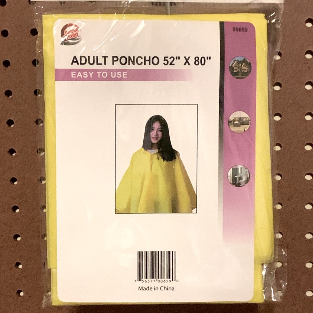 Unisex Adult Rain Ponchos